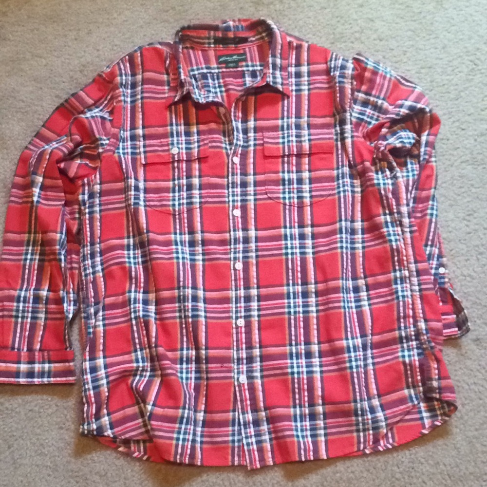 Eddie Bauer Truckers shirt xxl